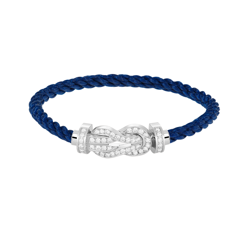¡®Lumi¡¯CHANCE LARGE 8 FIGURE BUCKLE FULL DIAMOND BRACELET SILVER