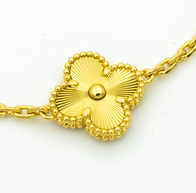 [Lumi]New  CLOVER 5 MOTIF LASER BRACELET COLLECTION