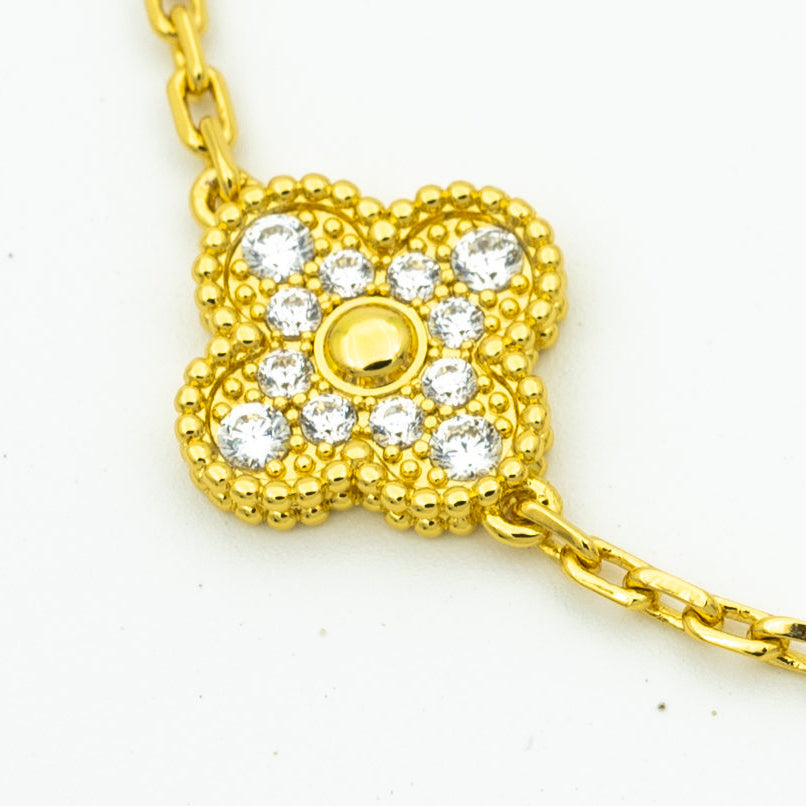 [Lumi jewelry] CLOVER 5 MOTIF LASER BRACELET COLLECTION