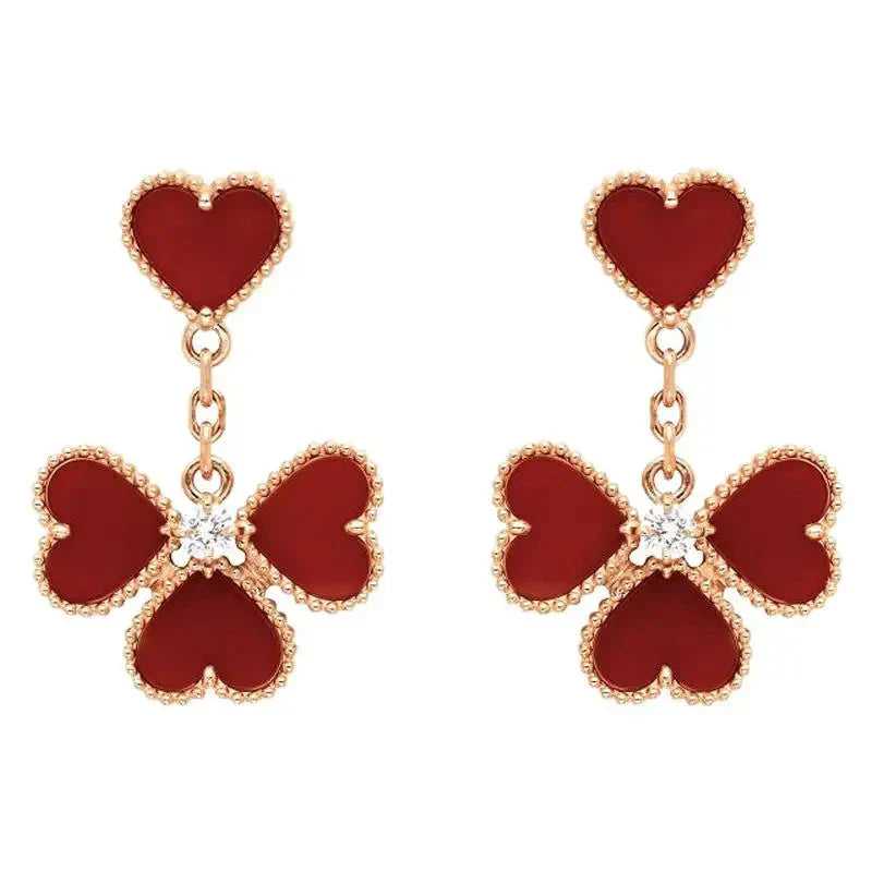 ¡®Lumi¡¯SWEET CLOVER CARNELIAN EARRINGS