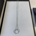 ¡®Lumi¡¯JUSTE NECKLACE SILVER DIAMONDS