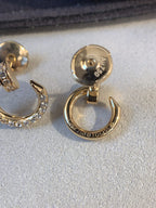 ¡®Lumi¡¯JUSTE EARRINGS GOLD DIAMONDS