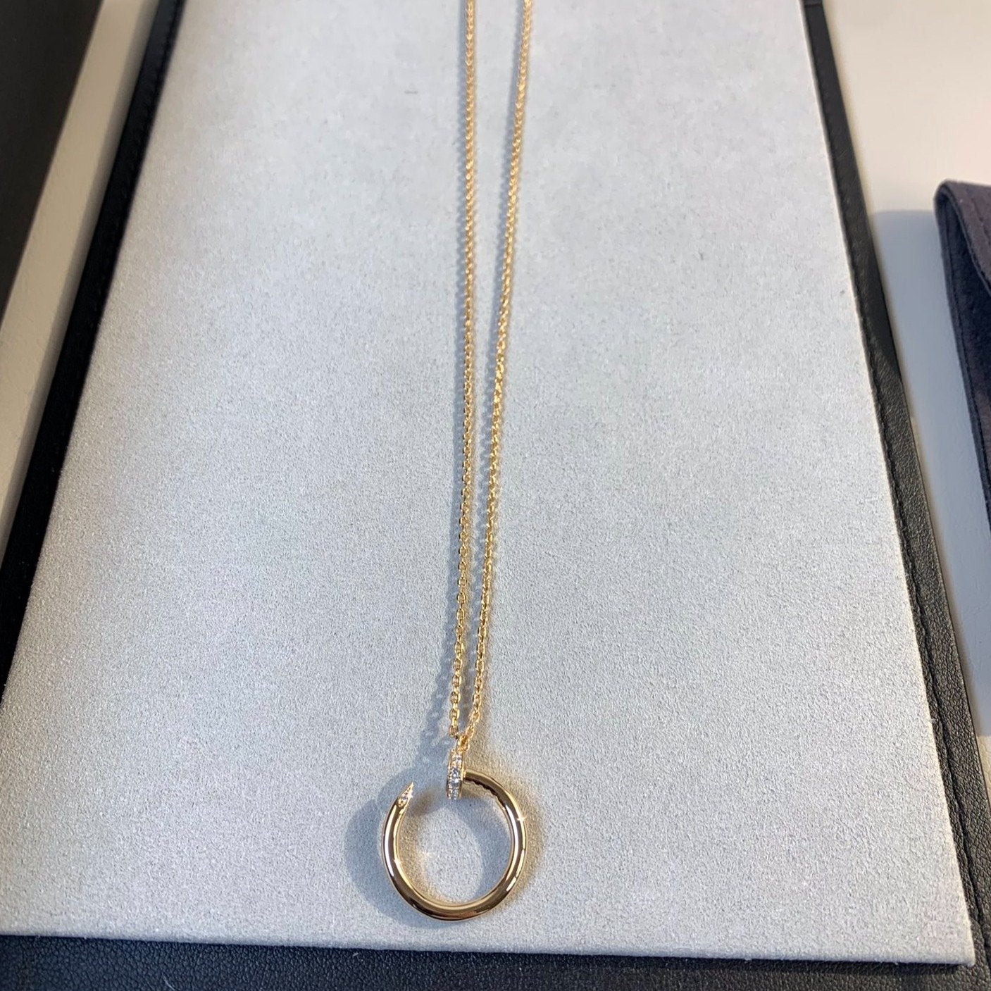 ¡®Lumi¡¯JUSTE NECKLACE PINK GOLD