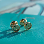¡®Lumi¡¯LOVE EARRINGS PINK GOLD 10MM