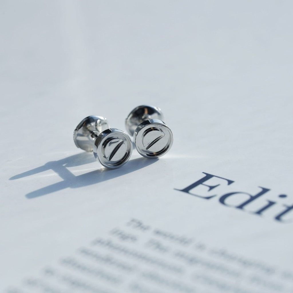 ¡®Lumi¡¯LOVE EARRINGS SILVER 10MM