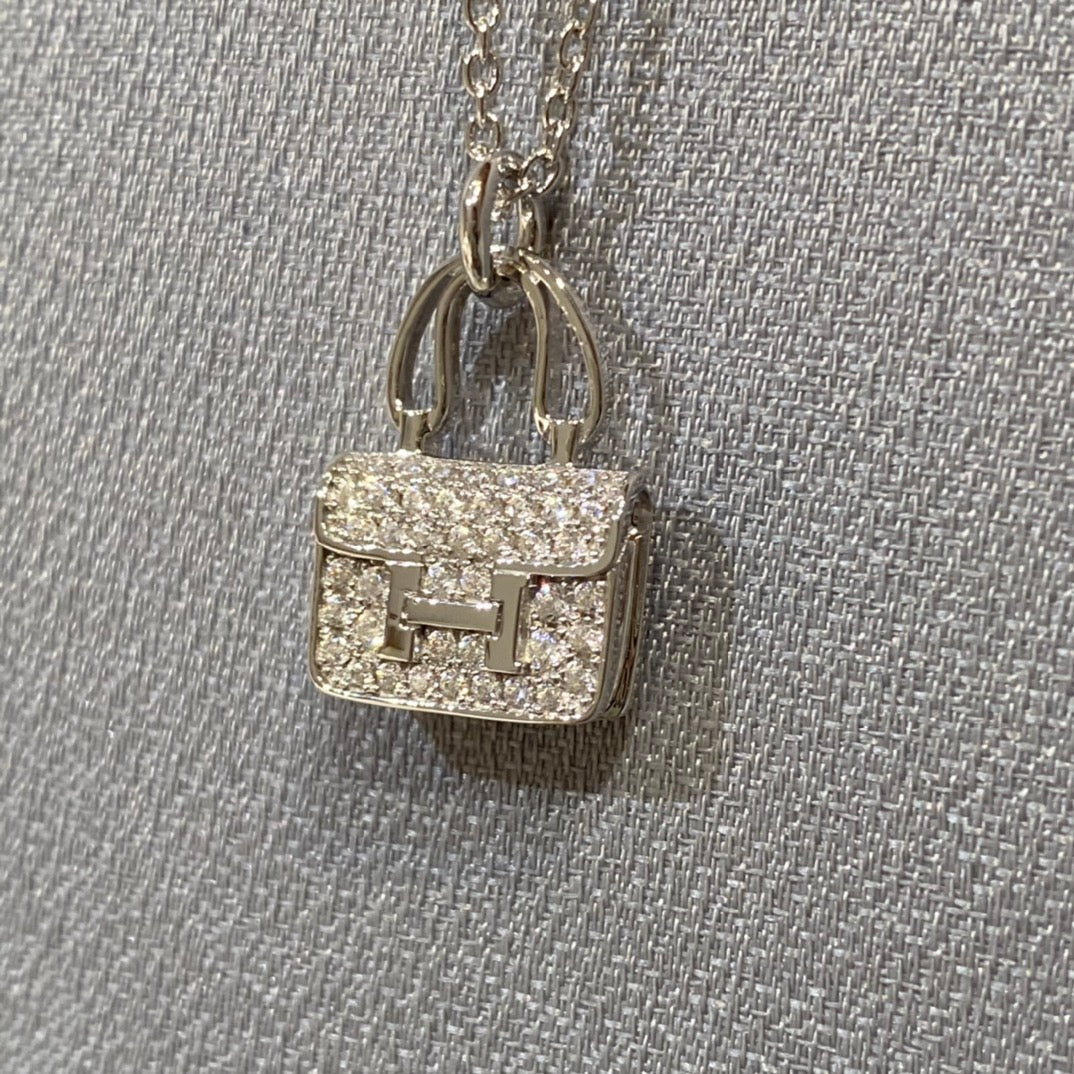 Lumi CONSTANCE Anhänger-Diamantkette 