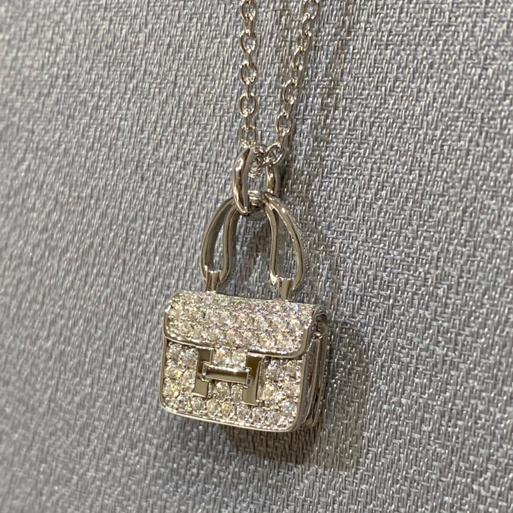 Lumi CONSTANCE Anhänger-Diamantkette 