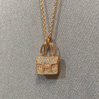Lumi CONSTANCE Anhänger-Diamantkette 