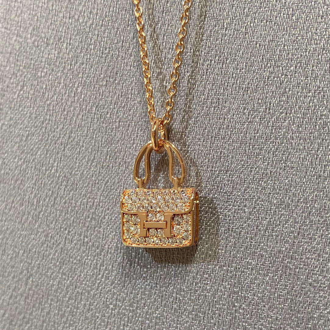 Lumi CONSTANCE Anhänger-Diamantkette 
