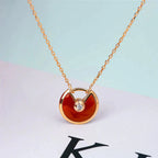 ¡®Lumi¡¯AMULETTE GOLD CARNELIAN ONYX NECKLACE