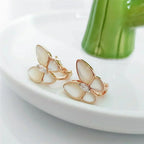 ¡®Lumi¡¯BUTTERFLY MOP DIAMOND EARRINGS