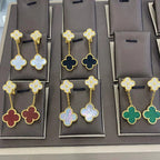 ¡®Lumi¡¯CLOVER  2 MOTIFS  DIAMOND  EARRINGS (MULTIPLE CHOICESç´