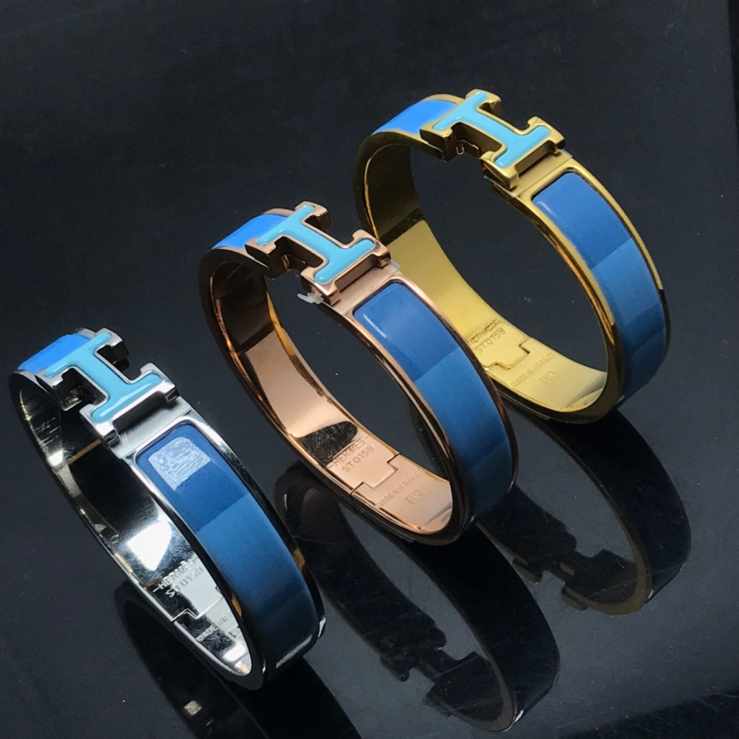 LumiH Armband Blau Regenbogen Keramik