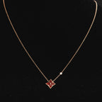 ¡®Lumi¡¯Sternkette, Roségold, 1 Diamant