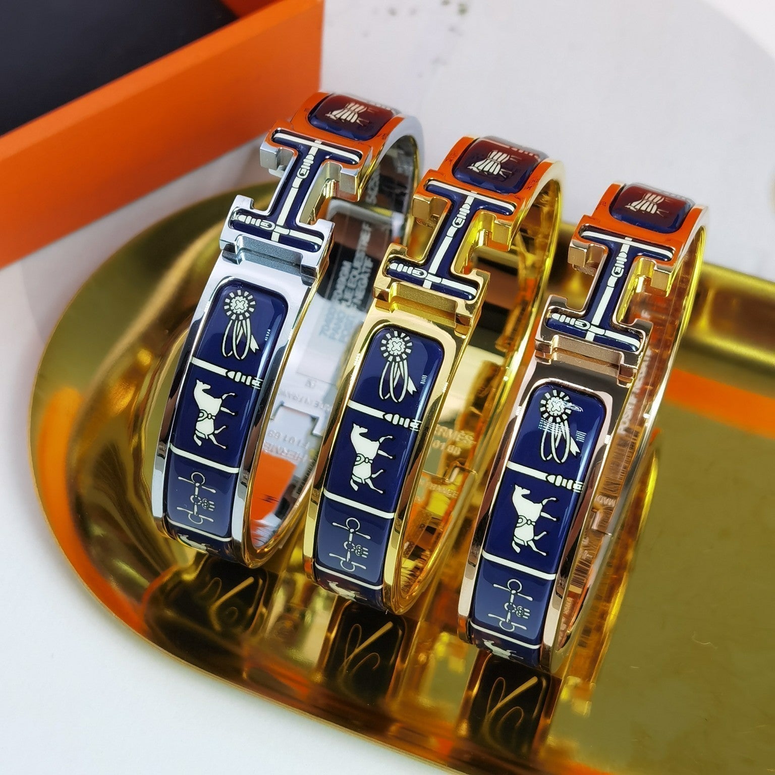 ¡®Lumi¡¯H COUVERTURES DUNKELBLAUES ARMBAND