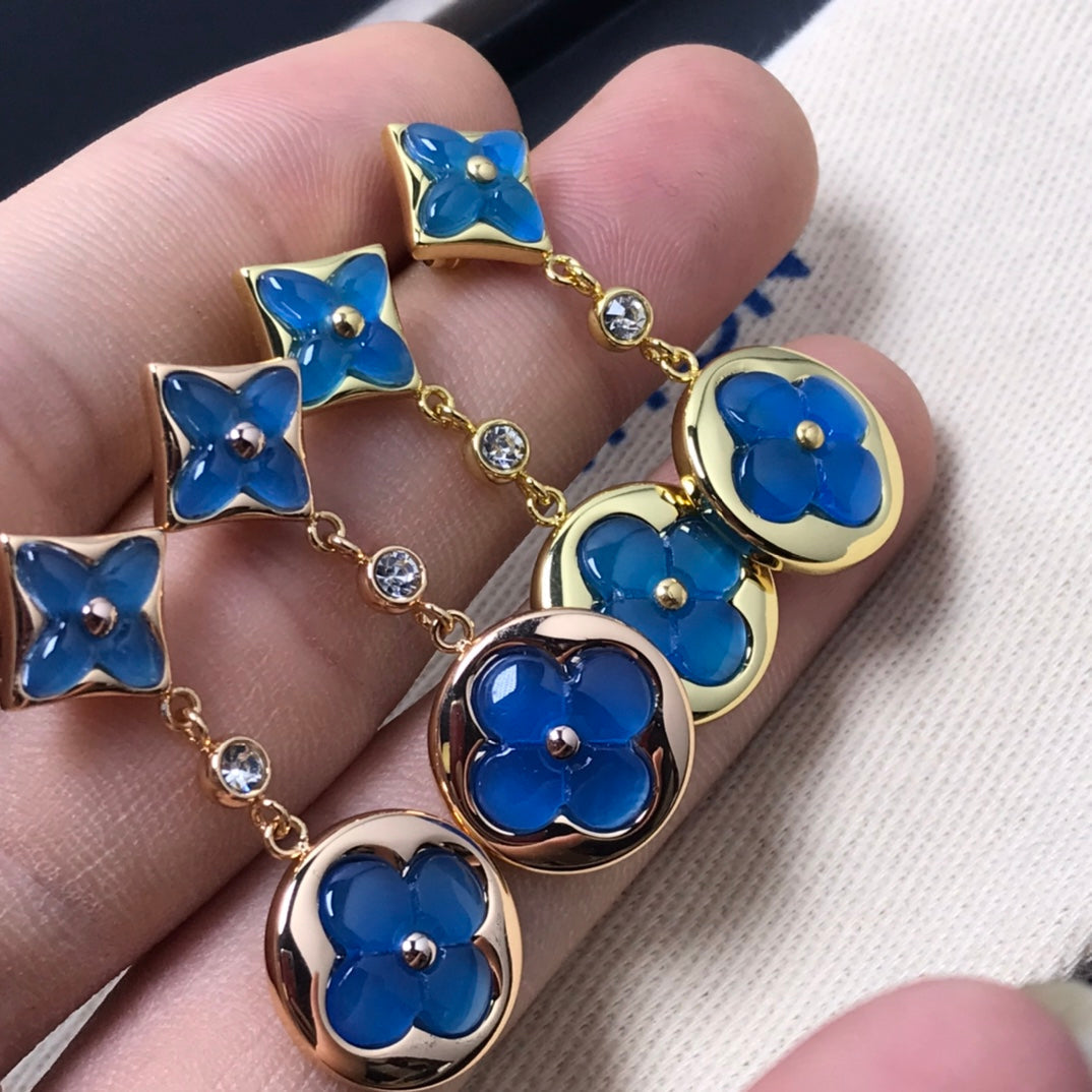 ¡®Lumi¡¯STAR AND SUN AGATE DIAMOND EARRINGS