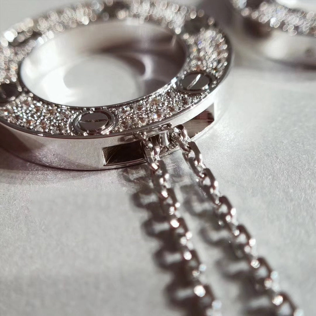 ¡®Lumi¡¯LOVE NECKLACE ADJUSTABLE SILVER
