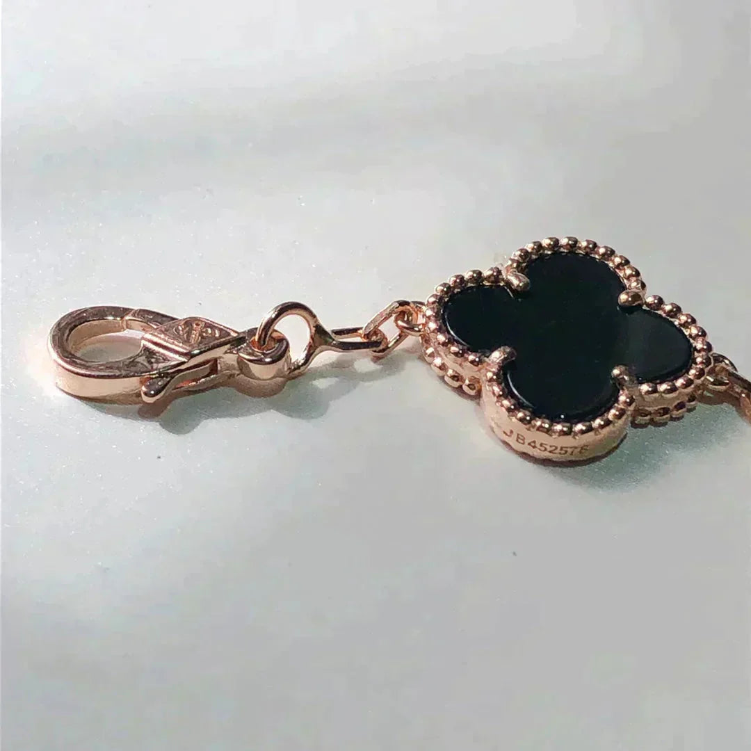 [Lumi]New CLOVER 5 MOTIFS MULTICOLOR BRACELET