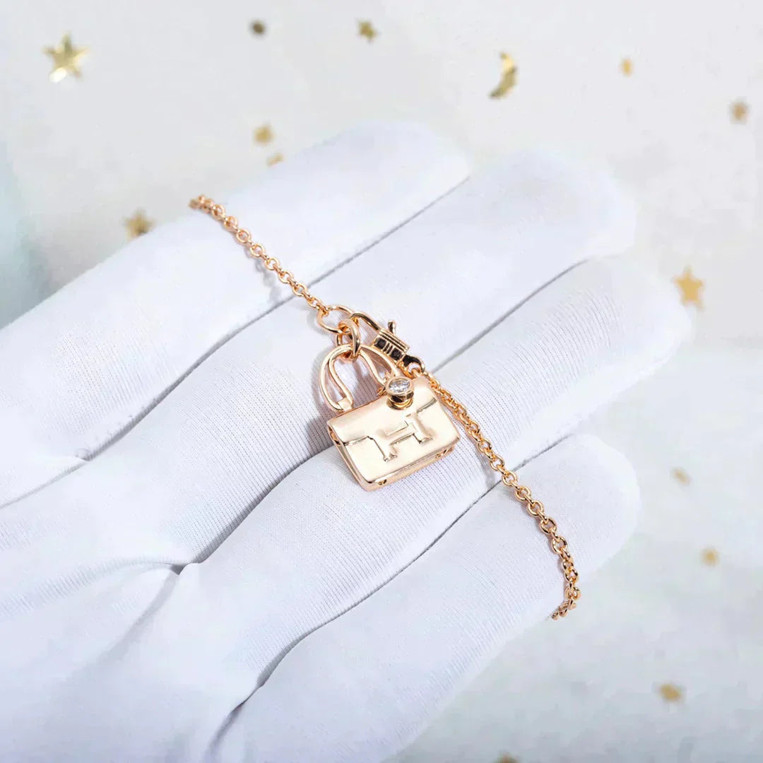 ¡®Lumi¡¯AMULETTE-ANHÄNGER ROSÉGOLD-KETTE