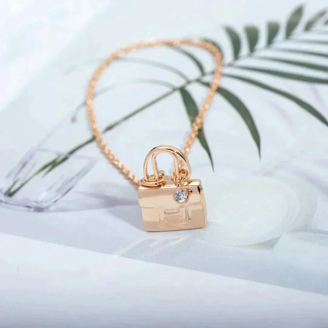 ¡®Lumi¡¯AMULETTE-ANHÄNGER ROSÉGOLD-KETTE