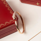 ¡®Lumi¡¯PANTHERE ROSE GOLD DIAMOND OPEN BRACELET