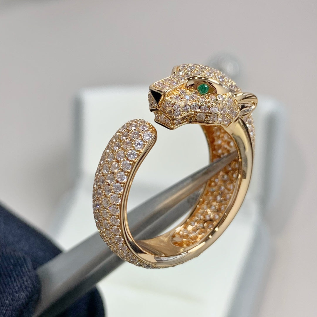 ¡®Lumi¡¯PANTHERE PINK GOLD DIAMOND RING