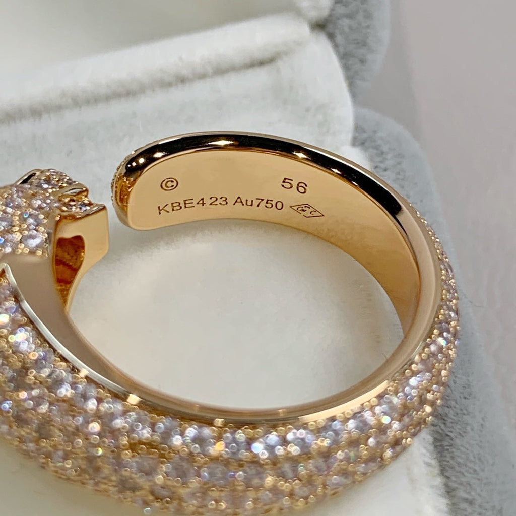 ¡®Lumi¡¯PANTHERE PINK GOLD DIAMOND RING