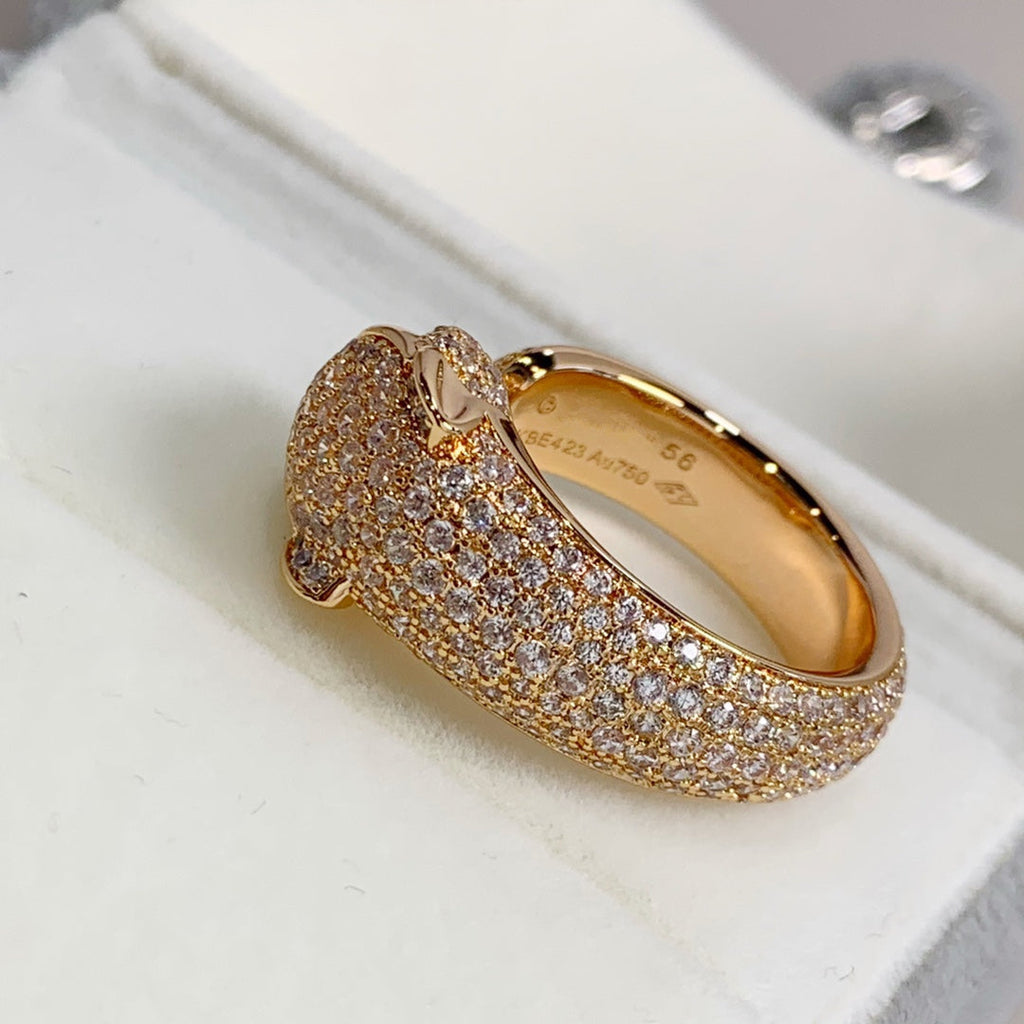 ¡®Lumi¡¯PANTHERE PINK GOLD DIAMOND RING