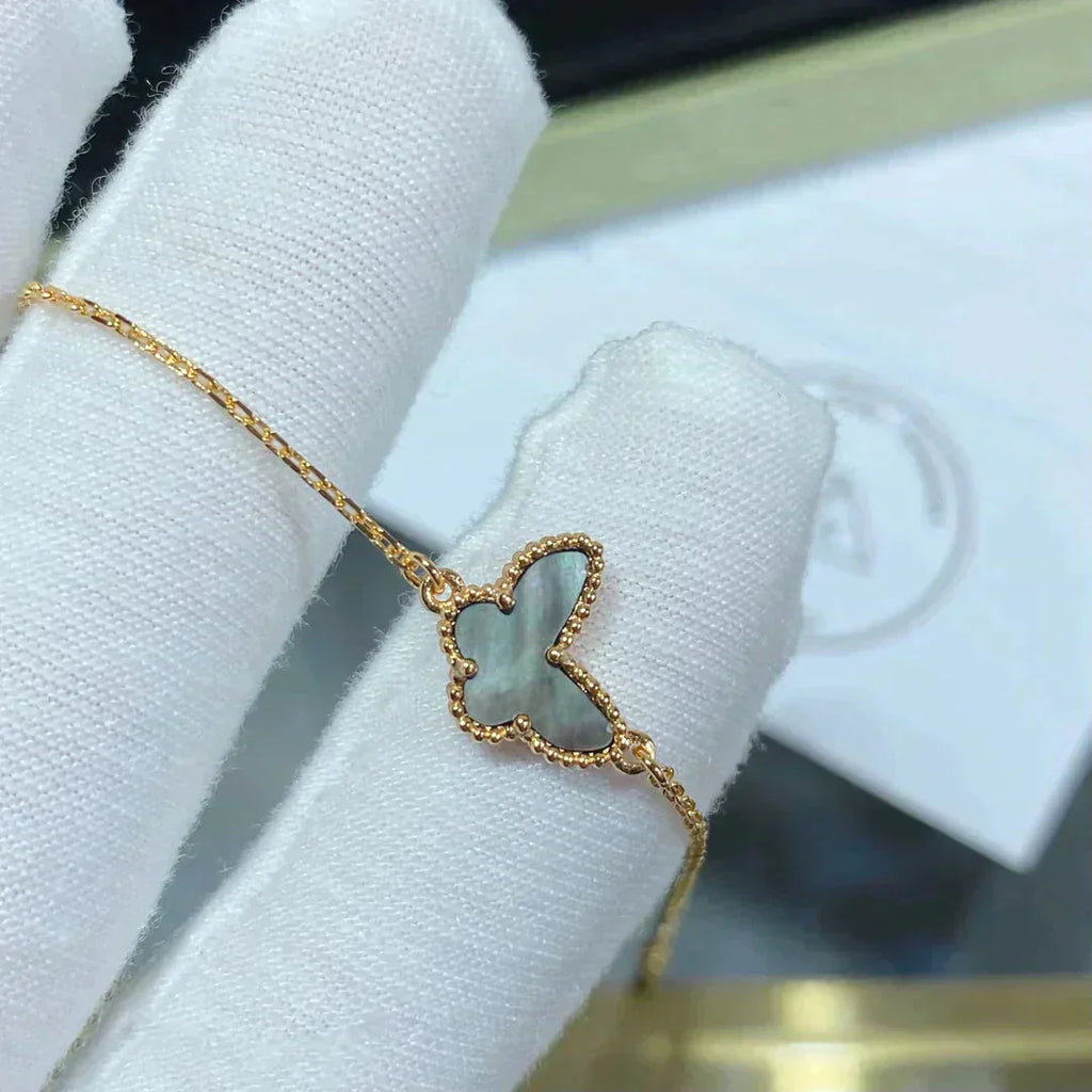 ¡®Lumi¡¯BUTTERFLY DARK MOP BUTTERFLY BRACELET