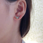 ¡®Lumi¡¯BUTTERFLY DARK MOP  EARRINGS