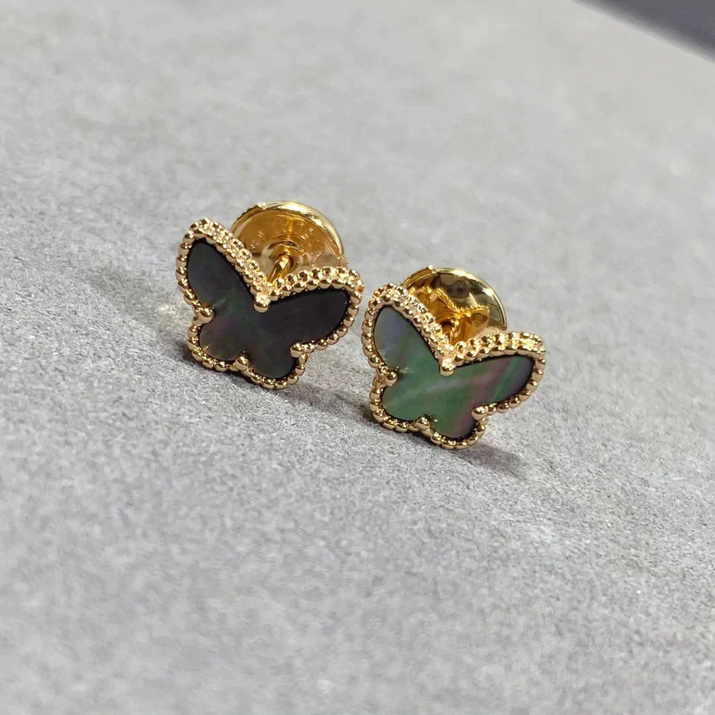 ¡®Lumi¡¯BUTTERFLY DARK MOP  EARRINGS