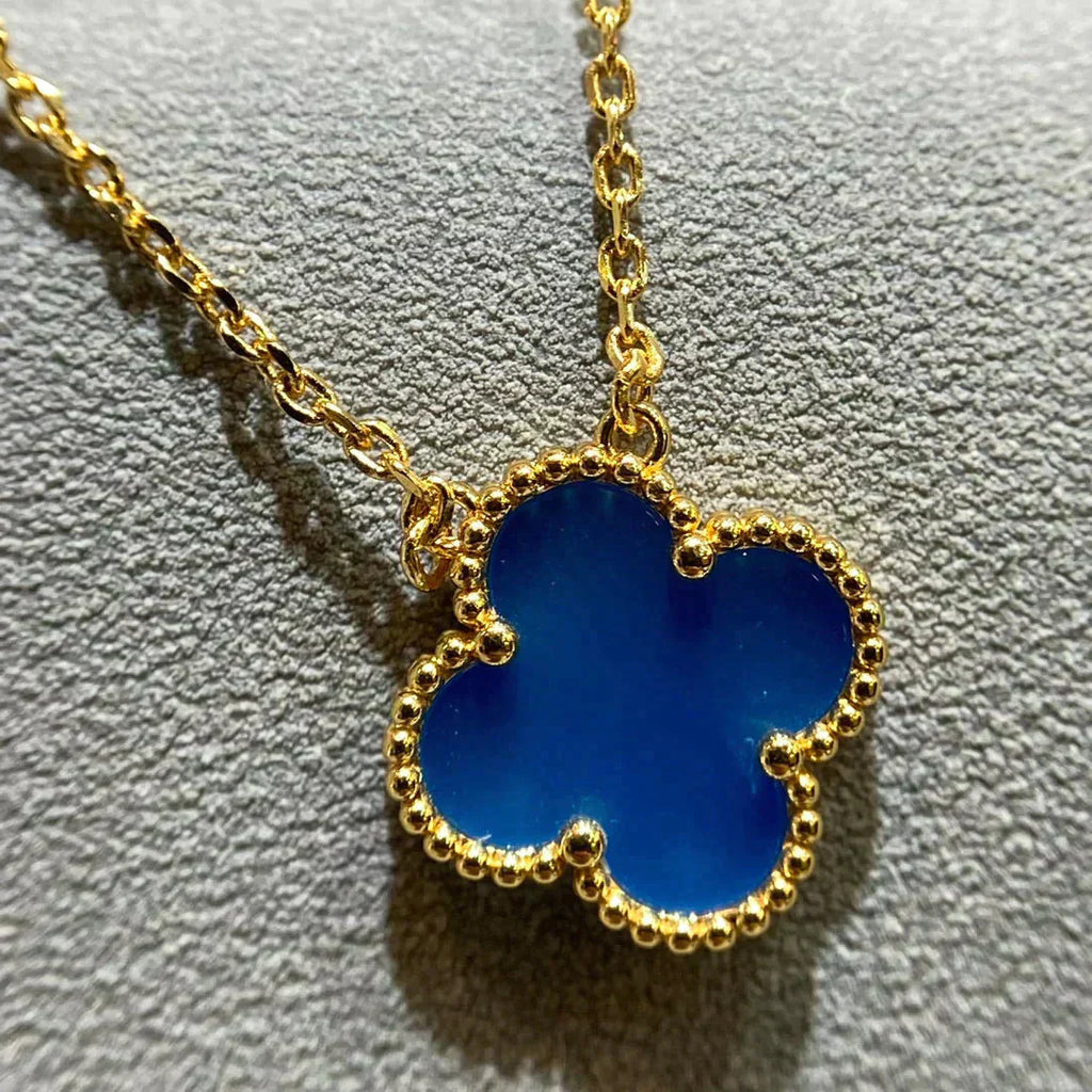 Lumi® CLOVER 15MM BLAUE ACHAT-KETTE