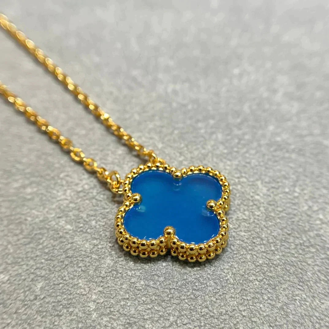 Lumi® CLOVER 15MM BLAUE ACHAT-KETTE
