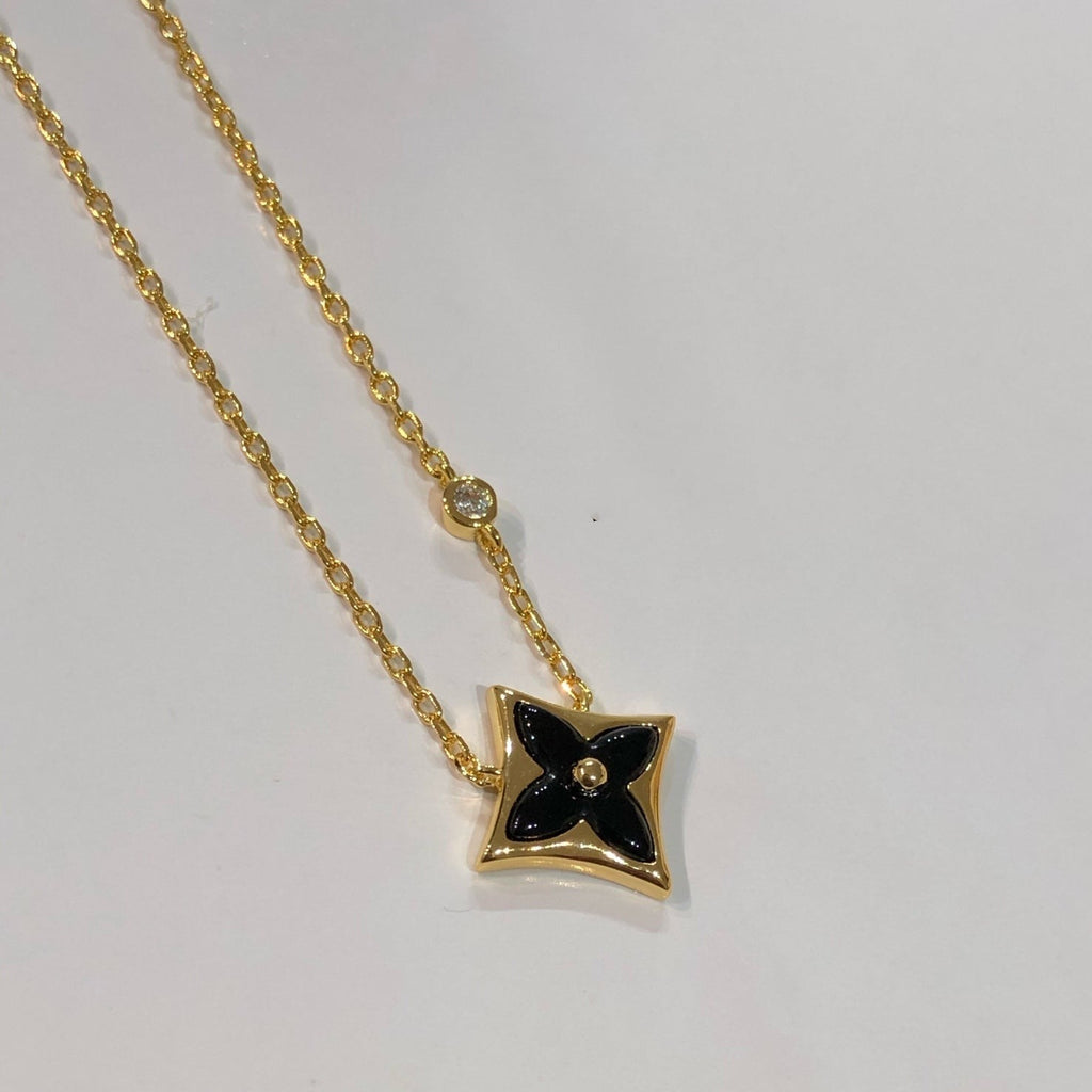 ¡®Lumi¡¯STAR SCHWARZE MOP-HALSKETTE