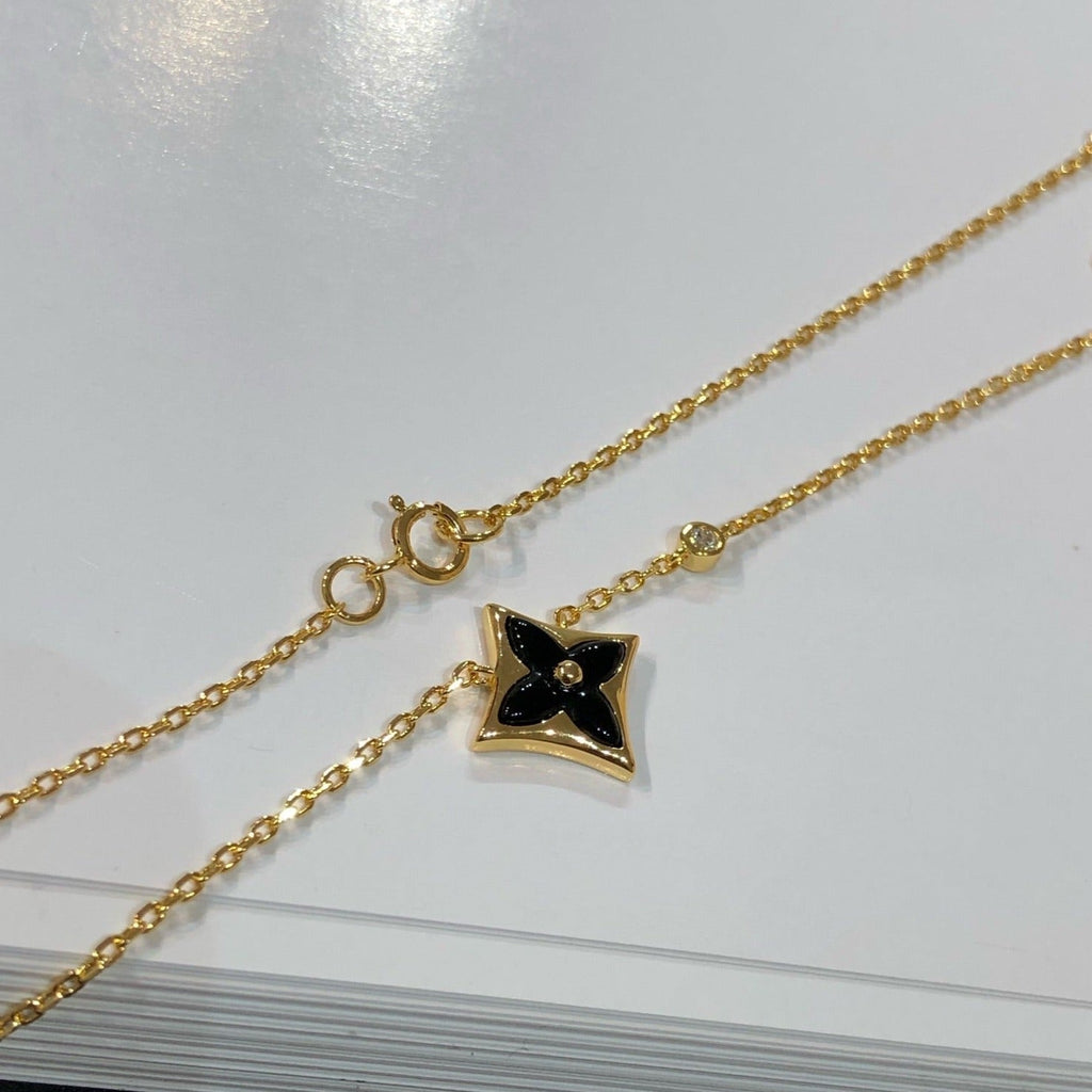 ¡®Lumi¡¯STAR SCHWARZE MOP-HALSKETTE