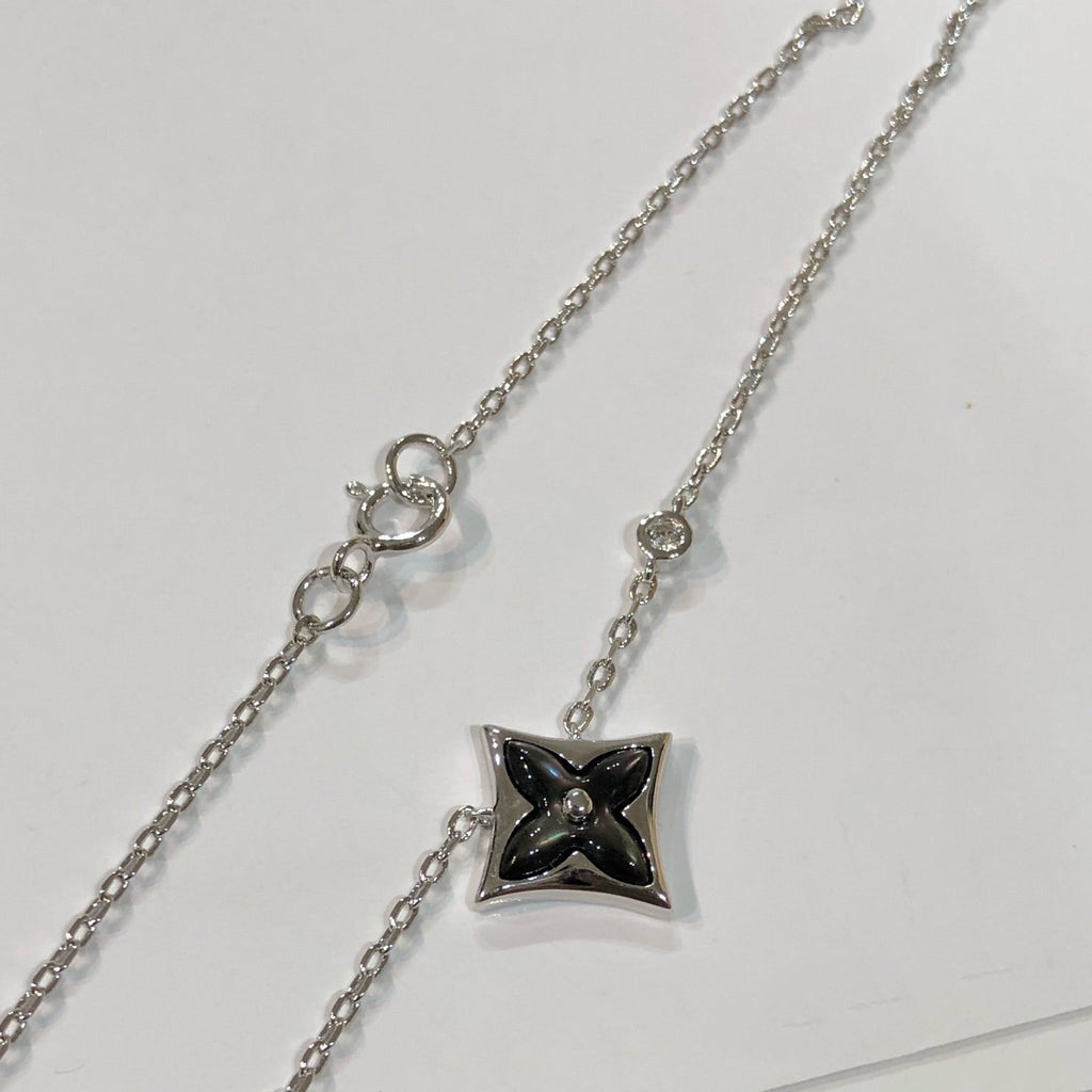 ¡®Lumi¡¯STAR SCHWARZE MOP-HALSKETTE