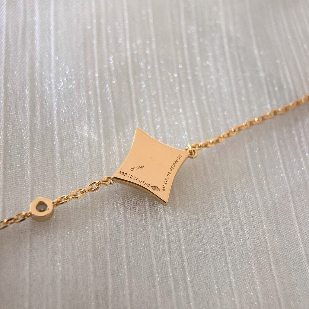 ¡®Lumi¡¯COLOR STAR PINK GOLD DIAMOND BRACELET