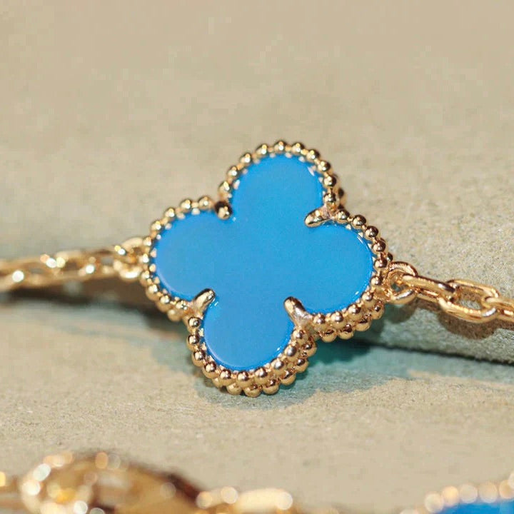 ¡®Lumi¡¯CLOVER 20 MOTIFS TURQUOISE GOLD