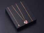 ¡®Lumi¡¯AMULETTE ROSÉGOLD ROSA MOP-HALSKETTE