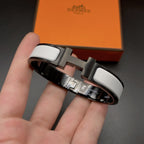 LumiH Armband 12 mm Schwarz Weiß Keramik