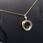 ¡®Lumi¡¯TRINITY SILBER GOLD ROSA GOLD KETTE