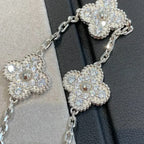 [Lumi jewelry] CLOVER 5 MOTIF FULL DIAMOND BRACELET COLLECTION