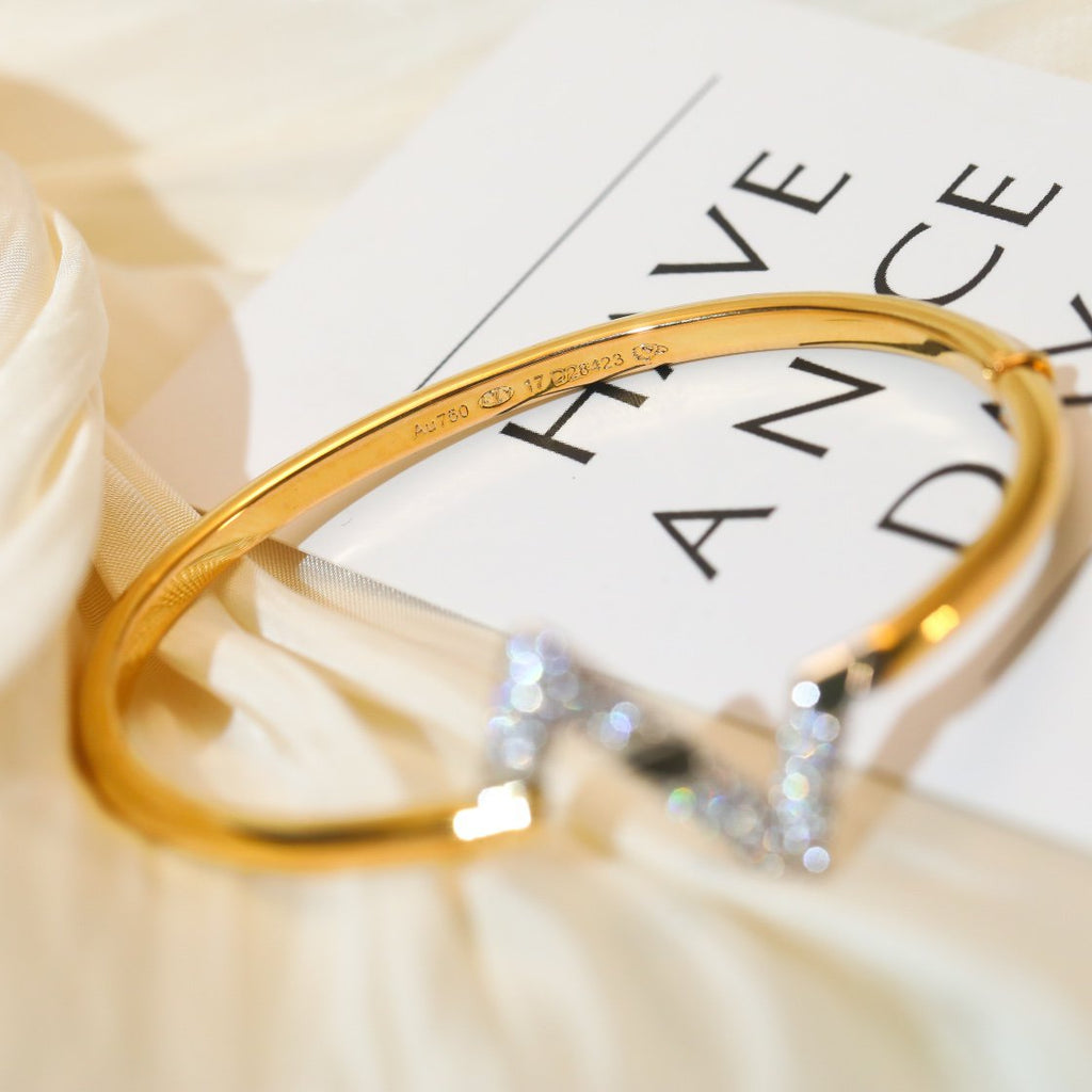 ¡®Lumi¡¯VOLTE UPSITE DOWN GOLD DIAMOND ARMBAND