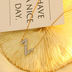 ¡®Lumi¡¯VOLT SILBERNE DIAMANT-ANHÄNGER-KETTE