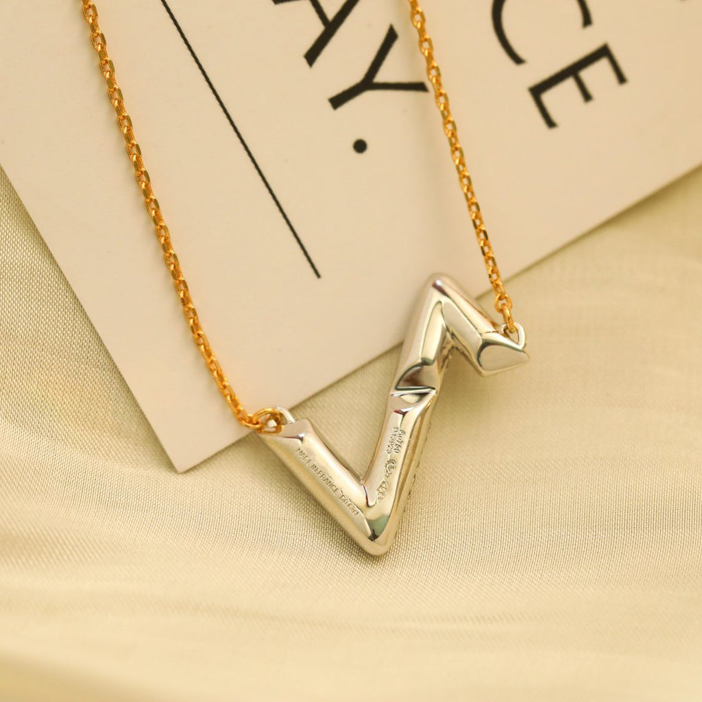 ¡®Lumi¡¯VOLT SILBERNE DIAMANT-ANHÄNGER-KETTE