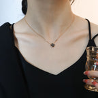 Lumi® Sonnenanhänger, roségoldene Halskette mit 1 Diamanten