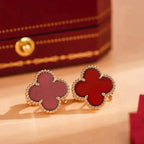 ¡®Lumi¡¯CLOVER MEDIUM 1 MOTIFS CARNELIAN  EARRINGS
