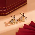 ¡®Lumi¡¯CLOVER MEDIUM 1 MOTIFS  WHITE MOP STUD EARRINGS
