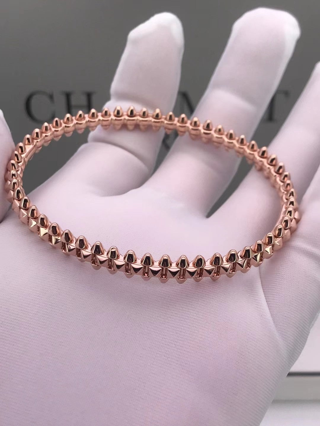 ¡®Lumi¡¯CLASH PINK GOLD BRACELET