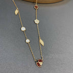 ¡®Lumi¡¯LUCKY SPRING 15 MOTIFS GOLD NECKLACE